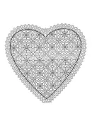 Valentijn hart kleurplaat 27